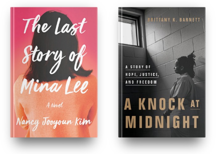 The Last Story of Mina Lee by Nancy Jooyoun Kim and A Knock at Midnight by Brittany K. Barnett