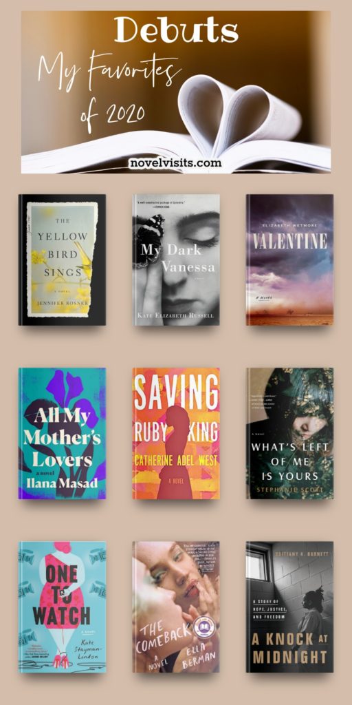 Novel Visits' DEBUTS - My Favorites of 2020