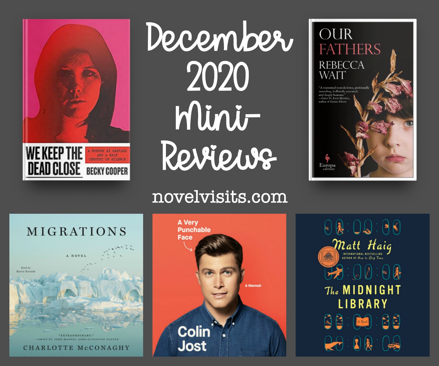Novel Visits' December Mini-Reviews ~ Print & Audiobooks