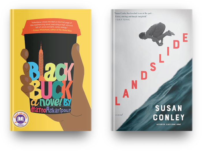 Black Buck by Mateo Askaripour and Landslide by Susan Conley