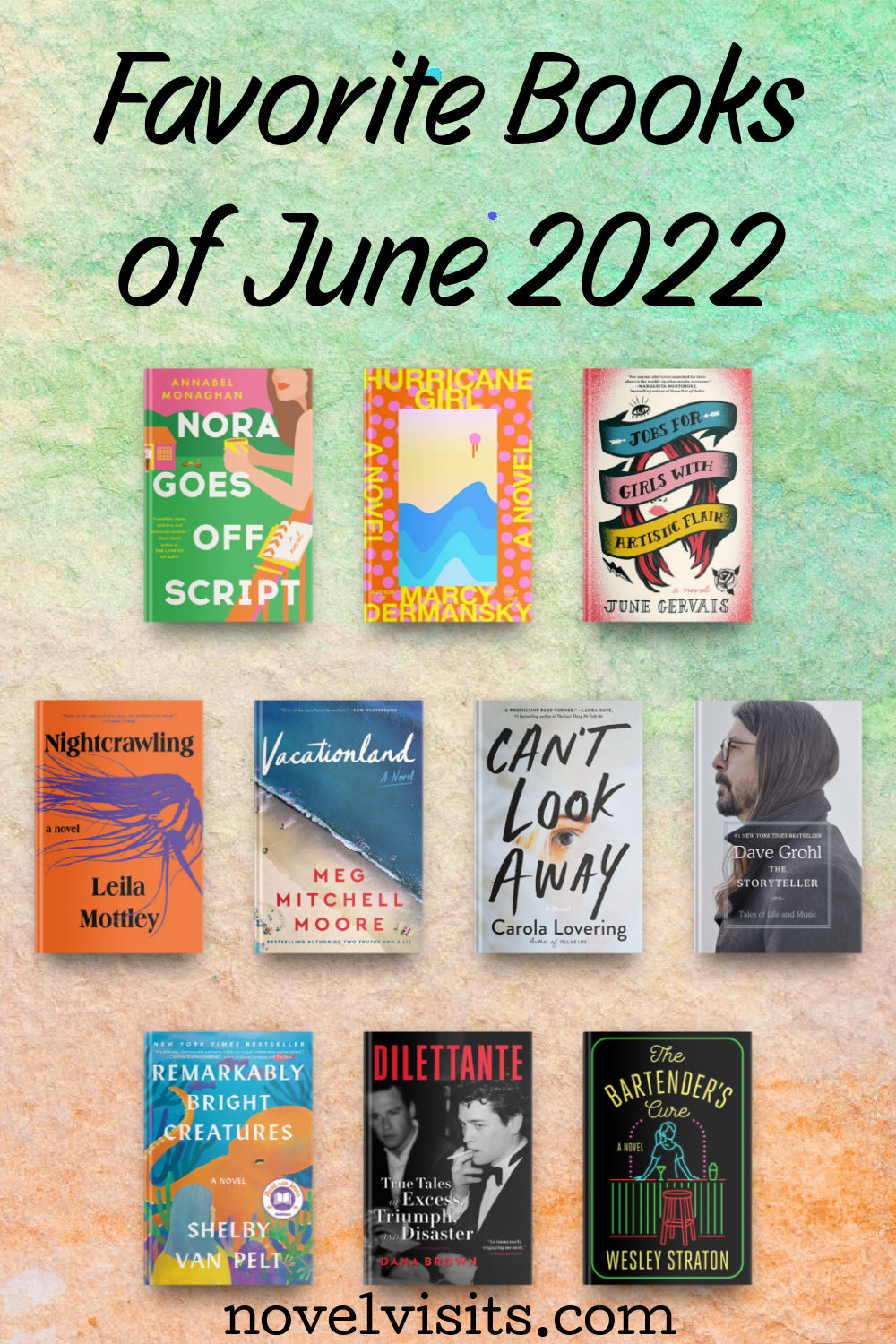 Novel Visits - Favorite Books of June 2022