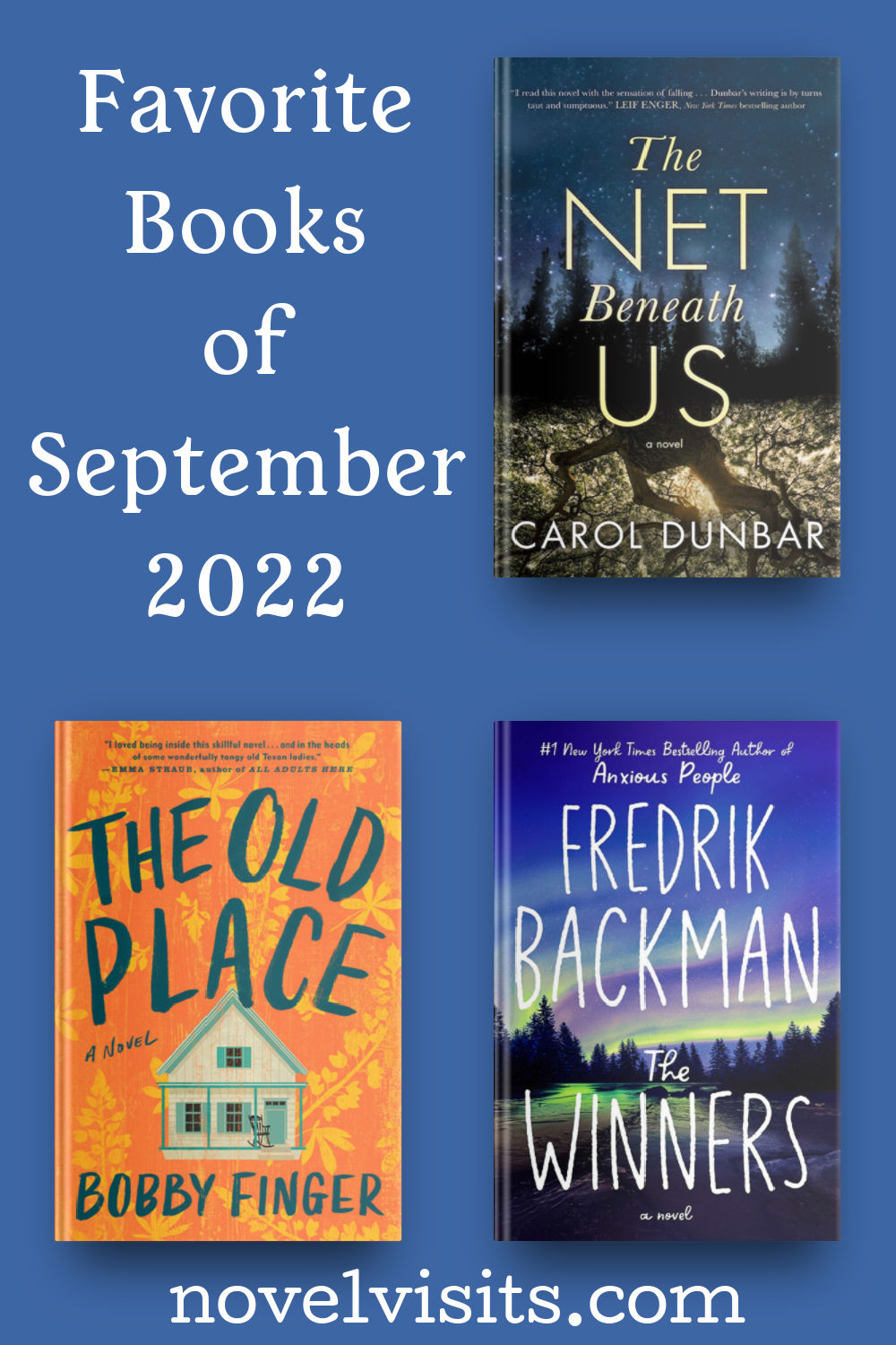 Favorite Books of September 2022 - Novel Visits